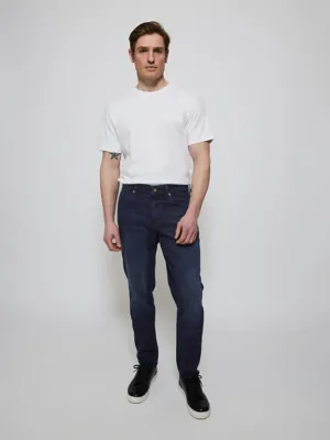 Dark Rinse Faded Slim Freefit Jeans | Men | George at ASDA