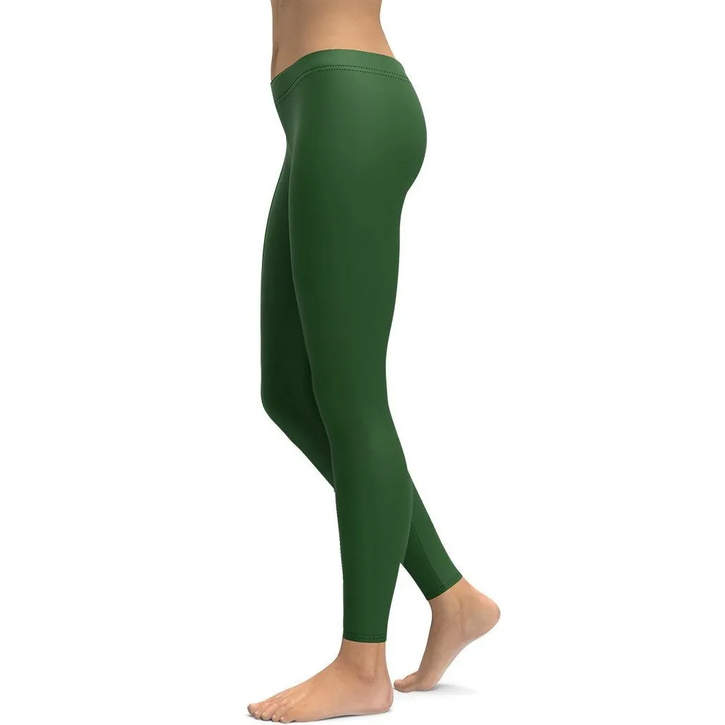 Deep Forest Green Leggings