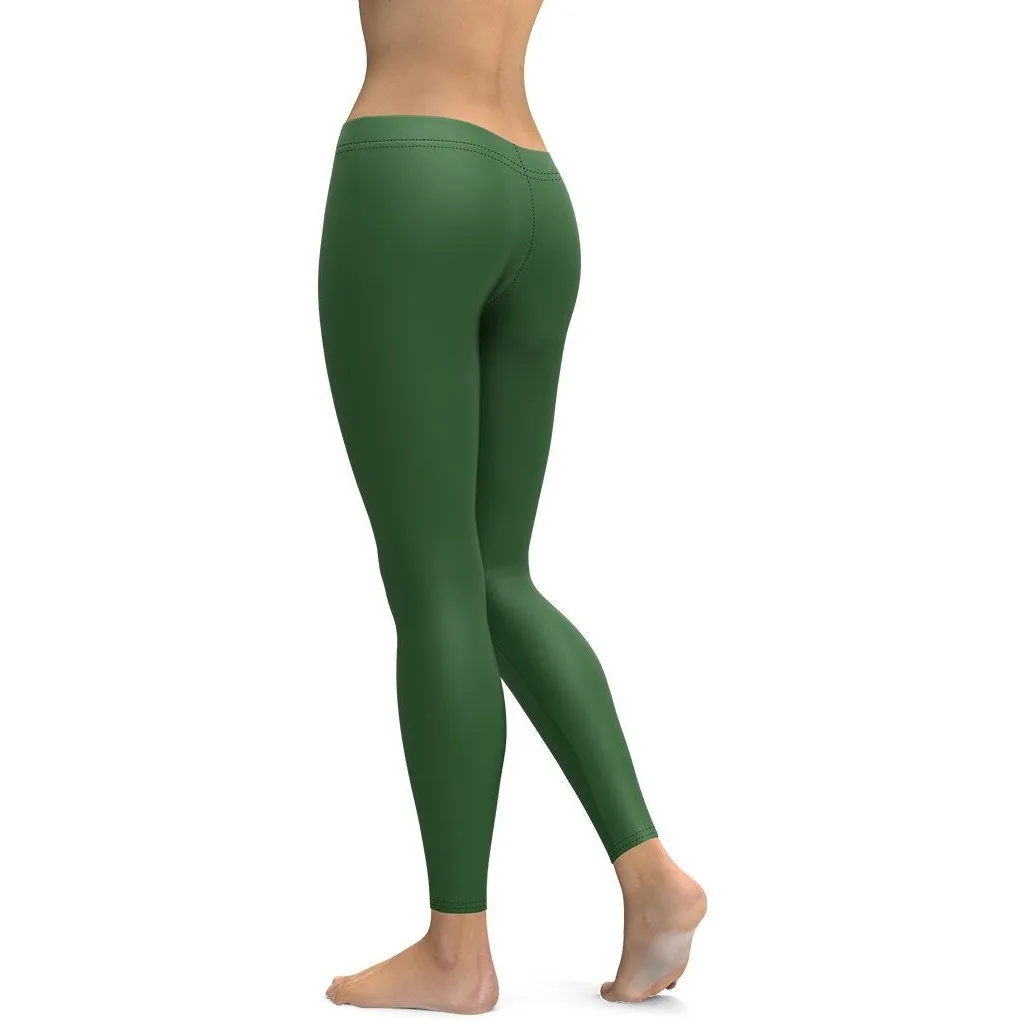 Deep Forest Green Leggings