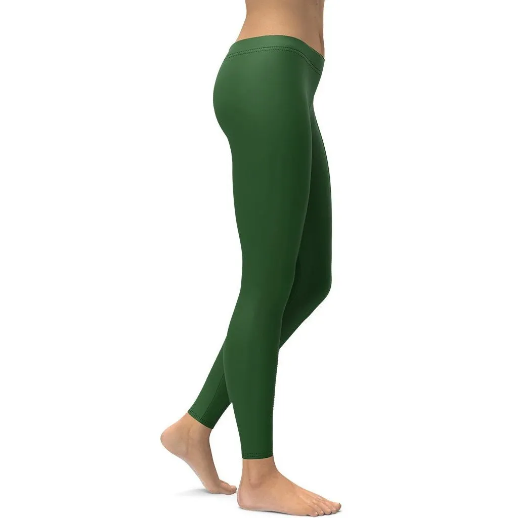 Deep Forest Green Leggings