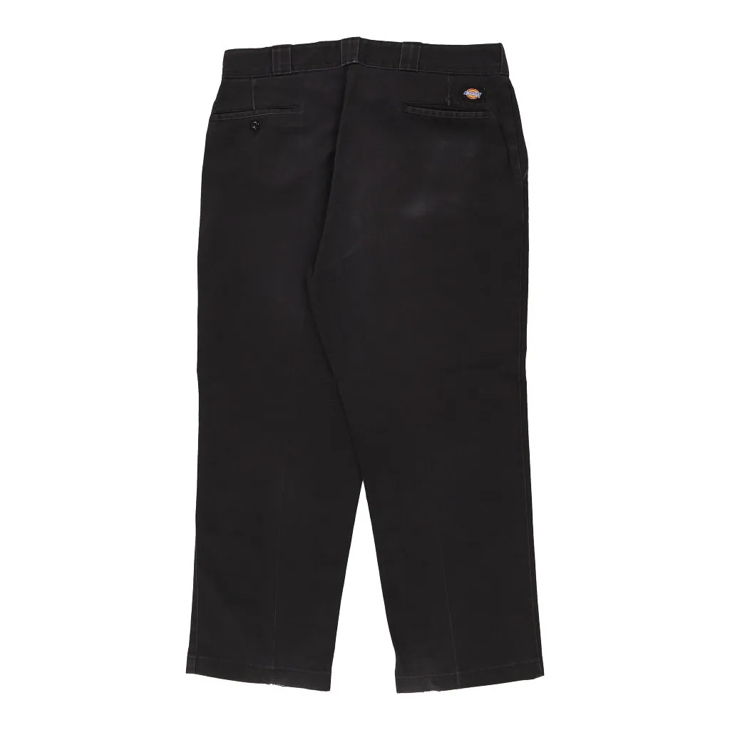 Dickies Trousers - 36W 29L Black Cotton Blend