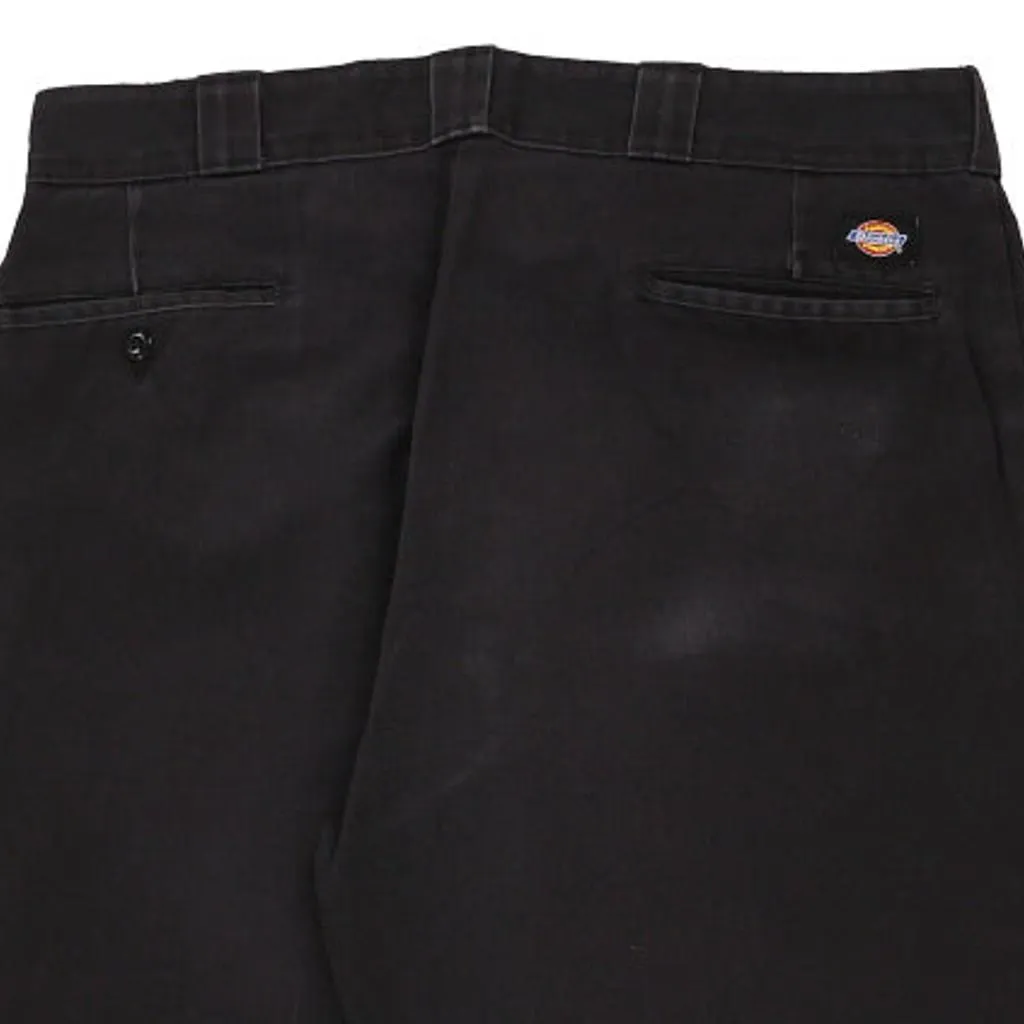 Dickies Trousers - 36W 29L Black Cotton Blend