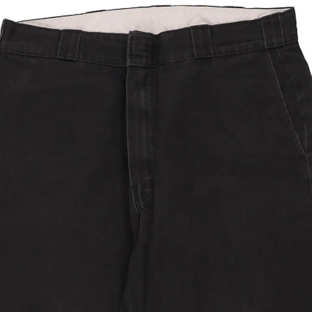 Dickies Trousers - 36W 29L Black Cotton Blend