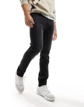 Don't Think Twice DTT stretch slim fit jeans in washed black