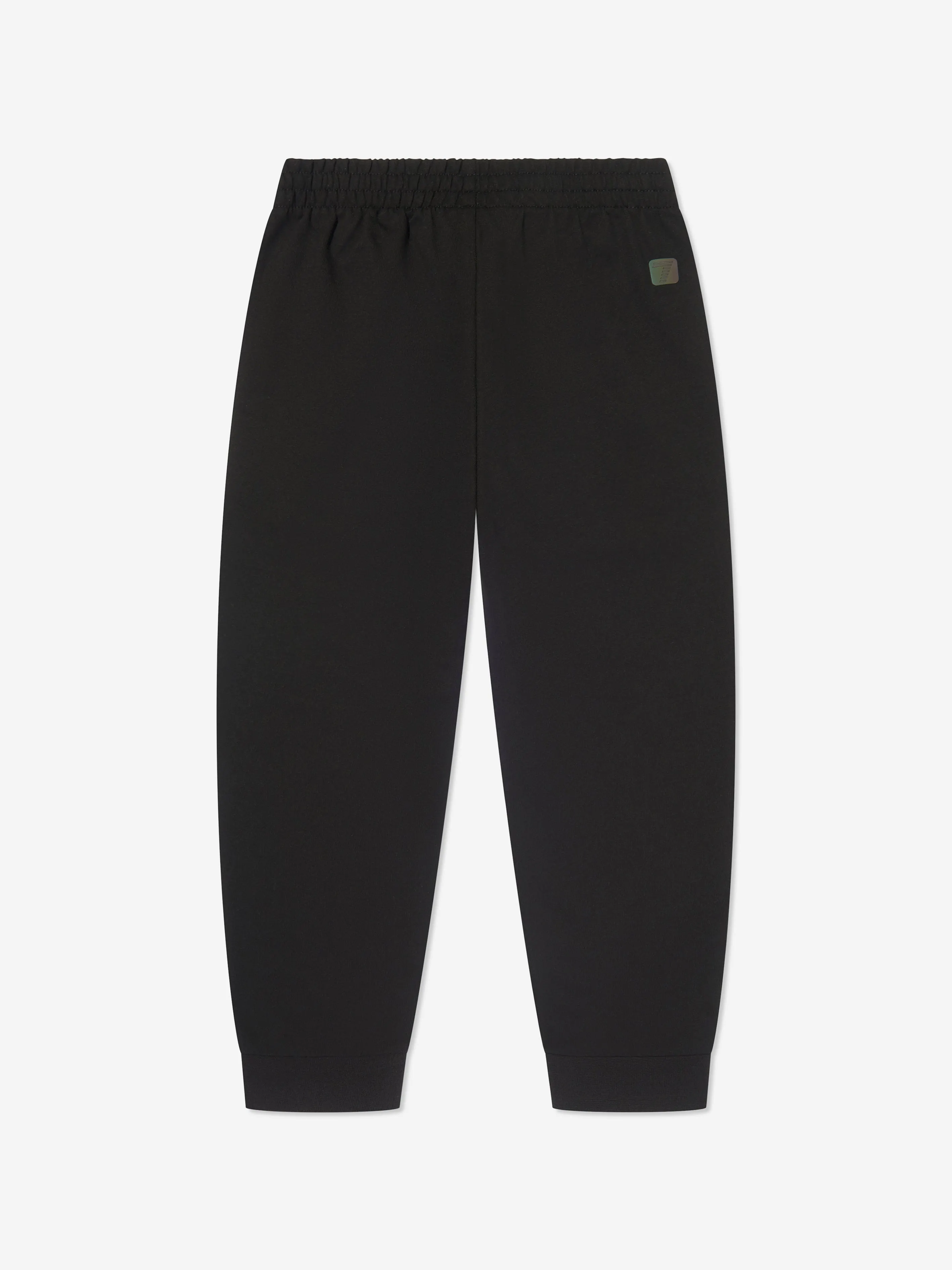 EA7 Emporio Armani Boys Iridescent Logo Joggers in Black