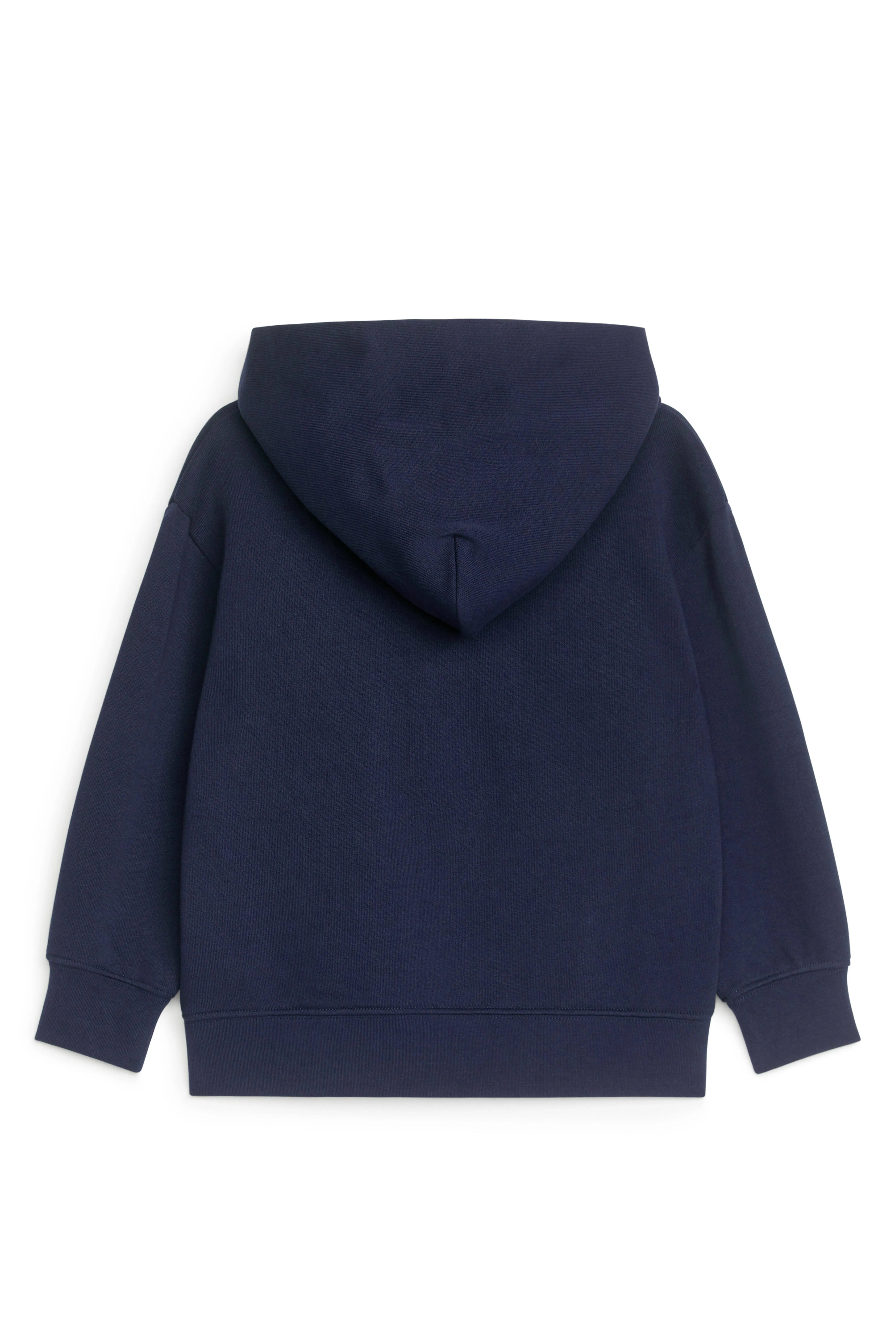 Embroidered Hoodie - Round neck - Long sleeve - Dark Blue/Light Blue - Kids | H&M GB