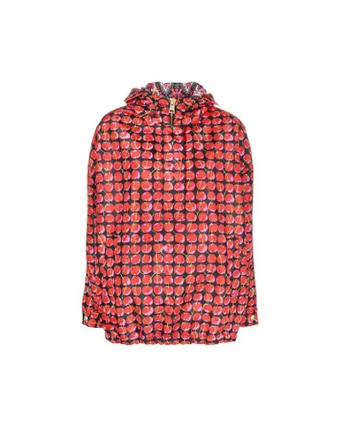 Emily In Paris S03 Lily Collins Red Cherry Printed Jacket