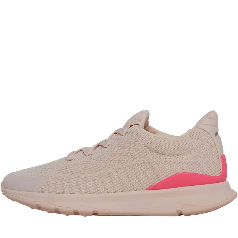 FitFlop Womens Vitamin FFX Knit Sports Trainers Rose Foam/Pop Pink