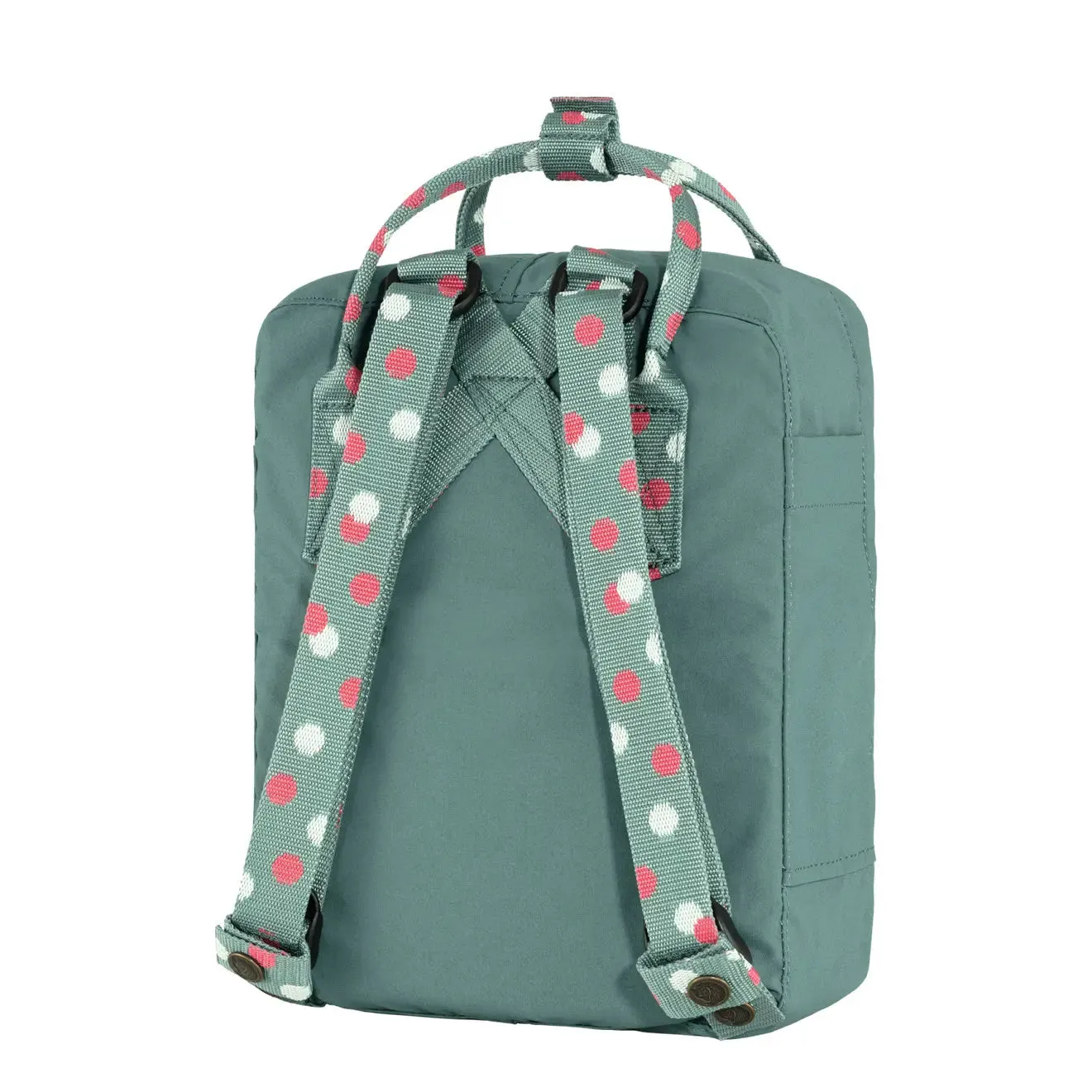 Fjallraven Kanken Mini Backpack Frost Green Confetti Pattern