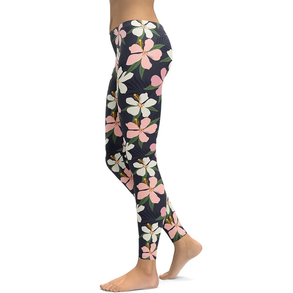 Floral Artwork Leggings