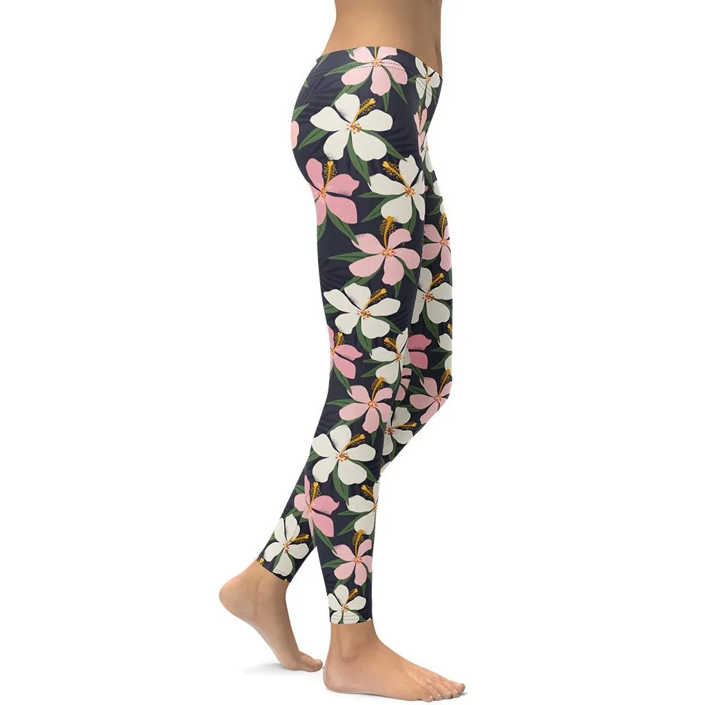 Floral Artwork Leggings