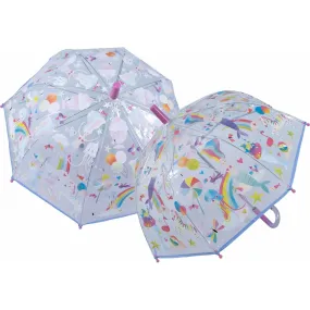 Floss & Rock Fantasy Transparent Colour Changing Umbrella