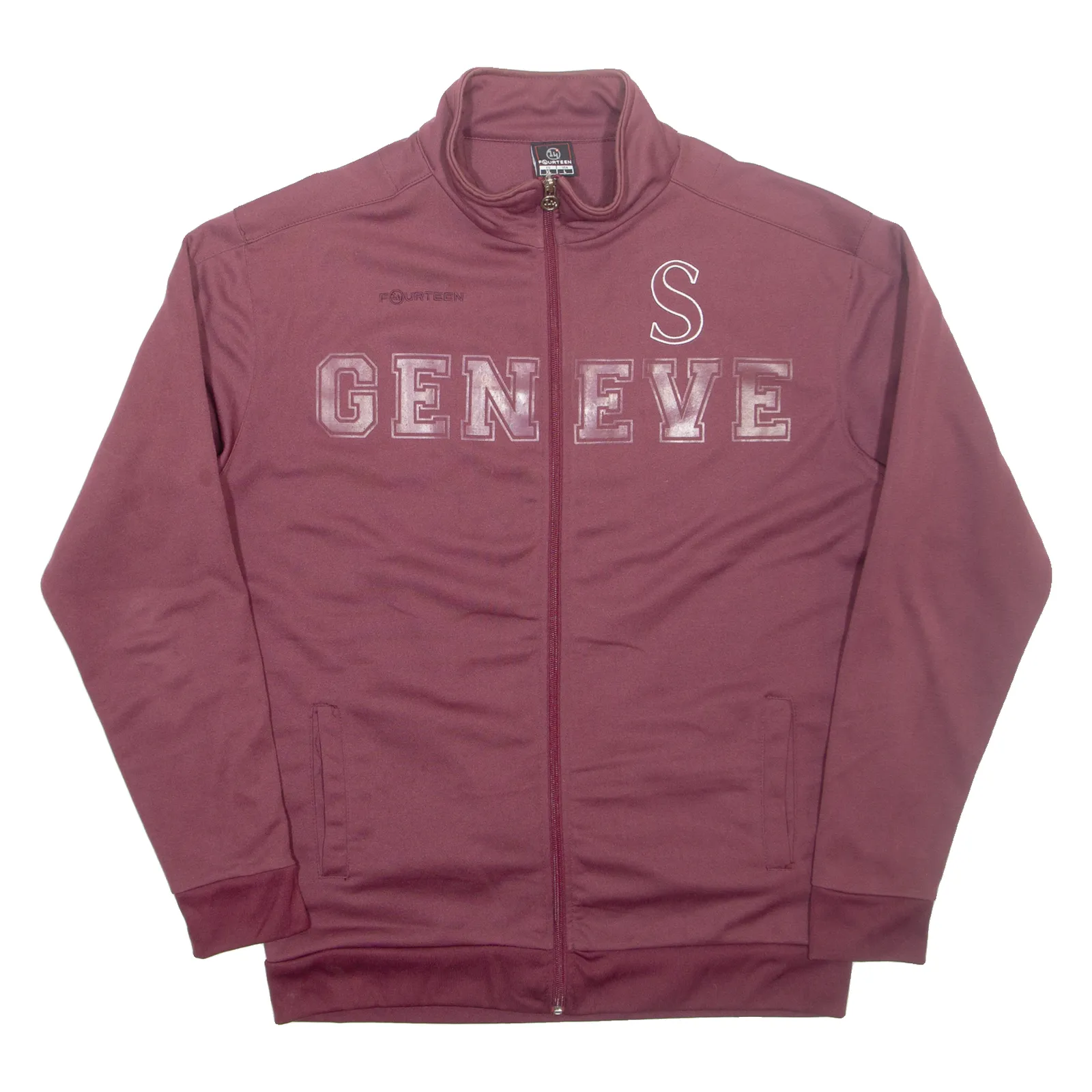 FOURTEEN Geneve SFC Mens Track Jacket Maroon XL