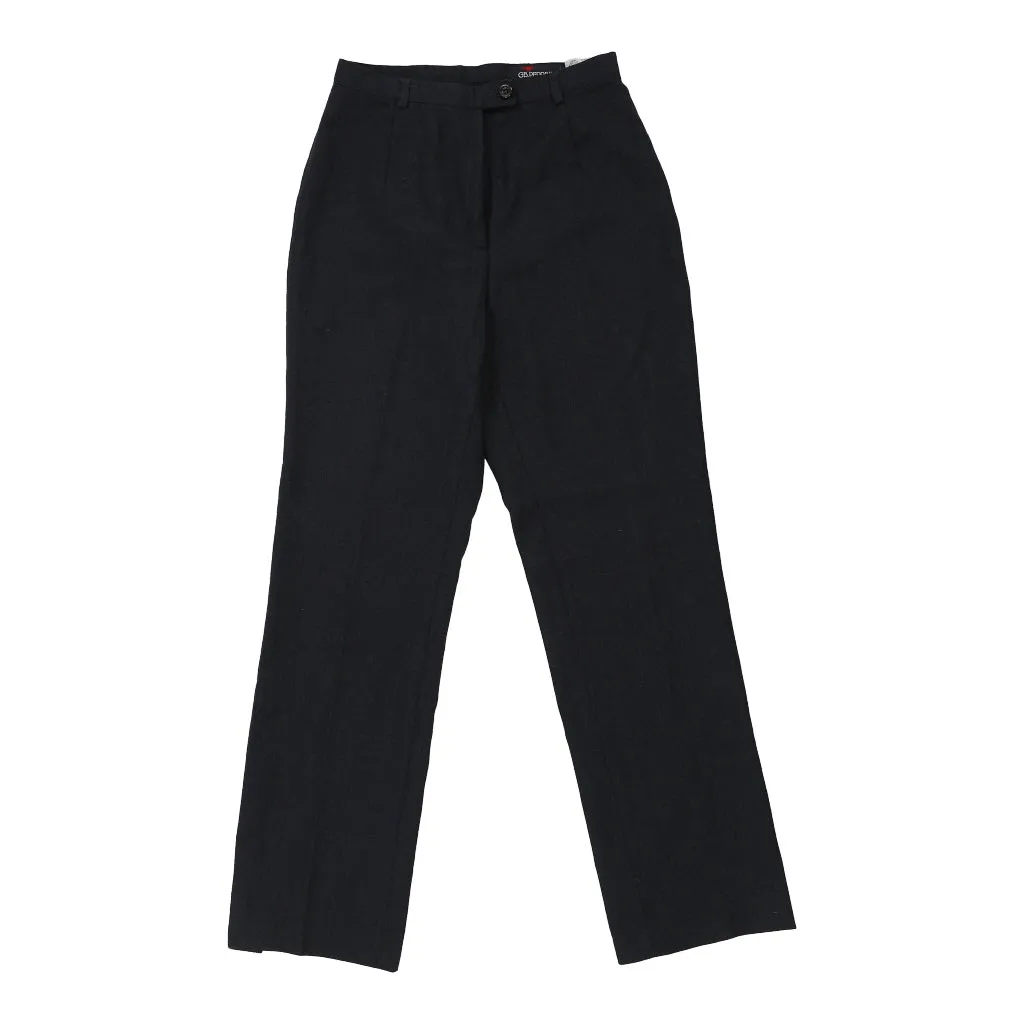 Gb. Pedrini Trousers - 27W 31L Navy Virgin Wool