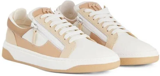 Giuseppe Zanotti panelled low-top sneakers White