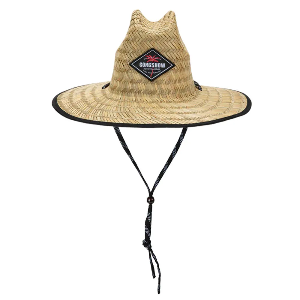 GONGSHOW COTTAGE BOUND BUCKET STRAW HAT