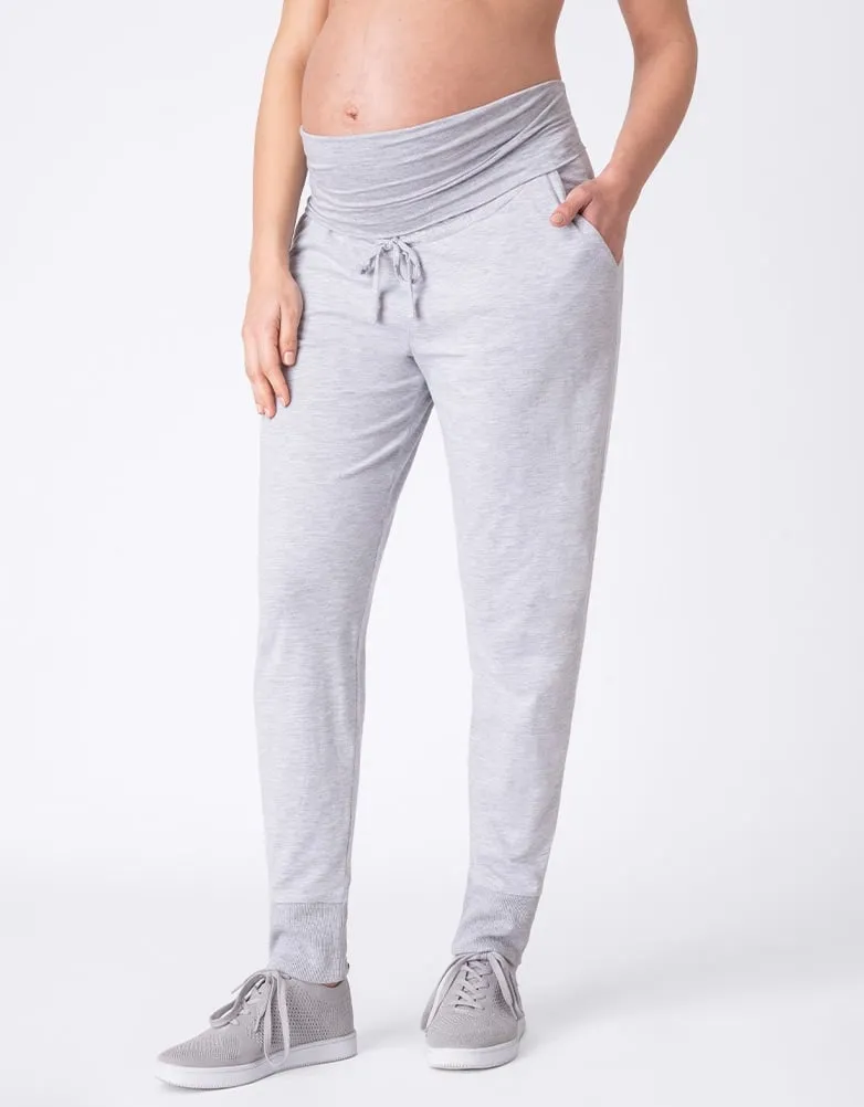 Grey Marl Maternity Joggers