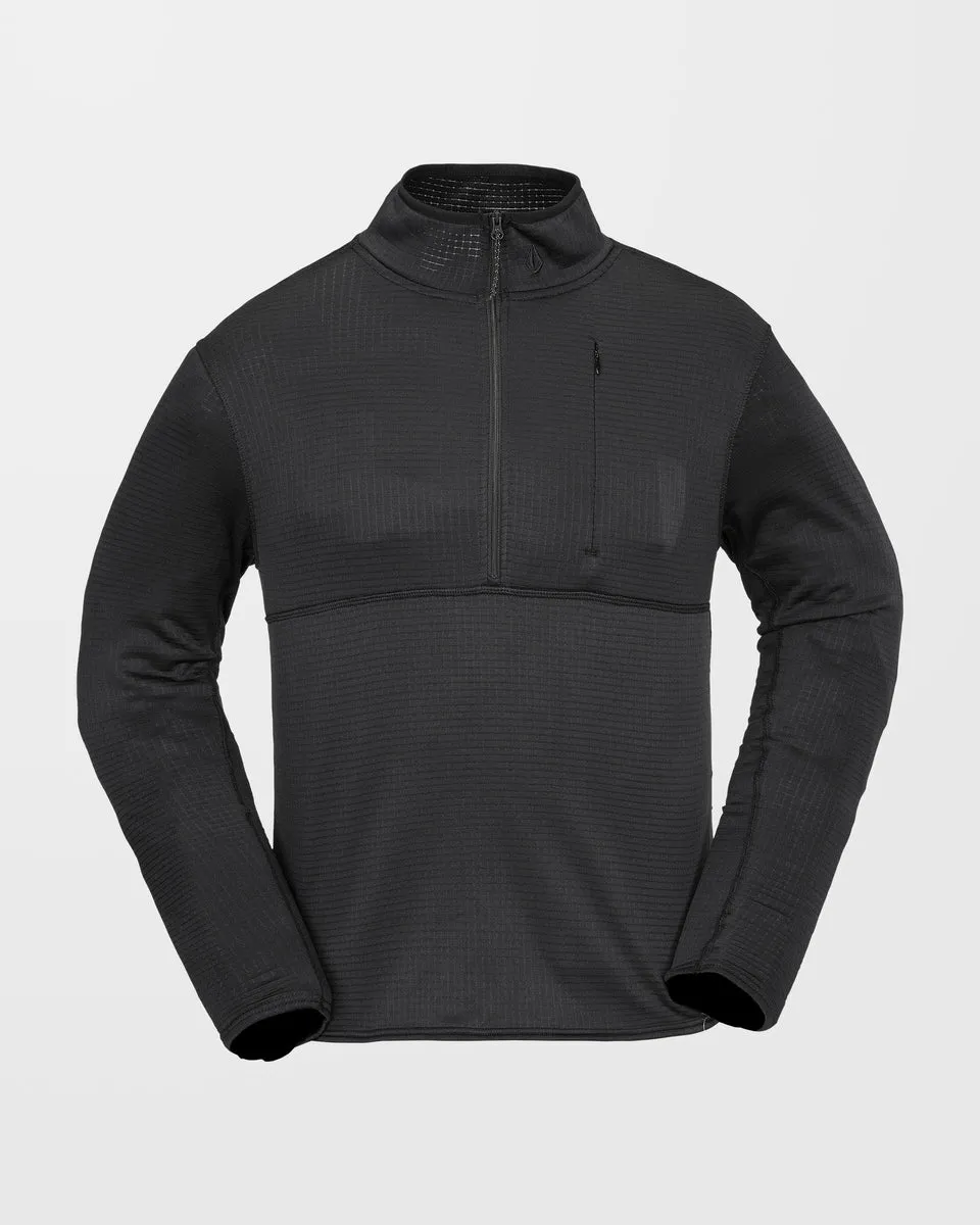 Gridlock Second Layer Fleece Sweatshirt - Black