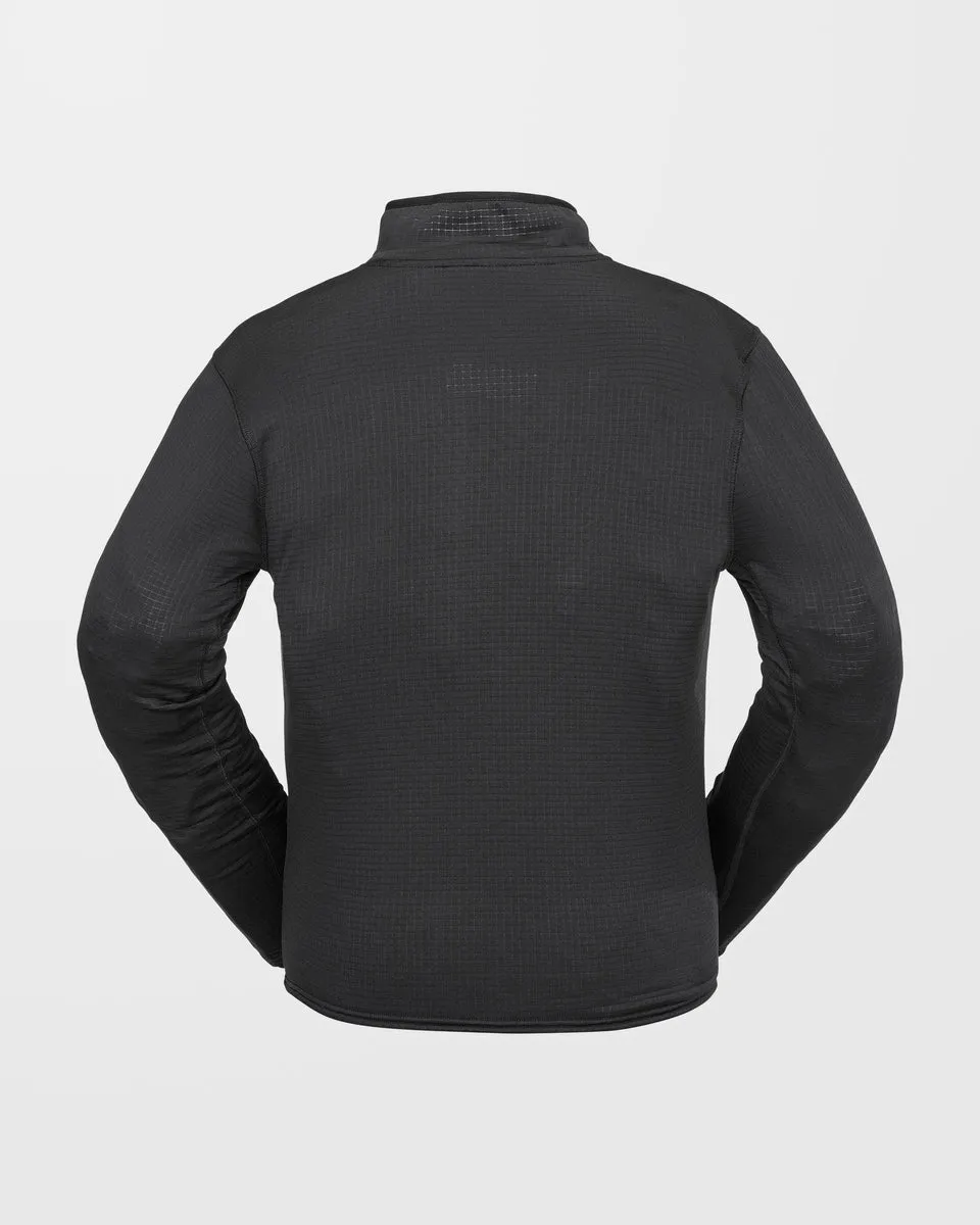 Gridlock Second Layer Fleece Sweatshirt - Black