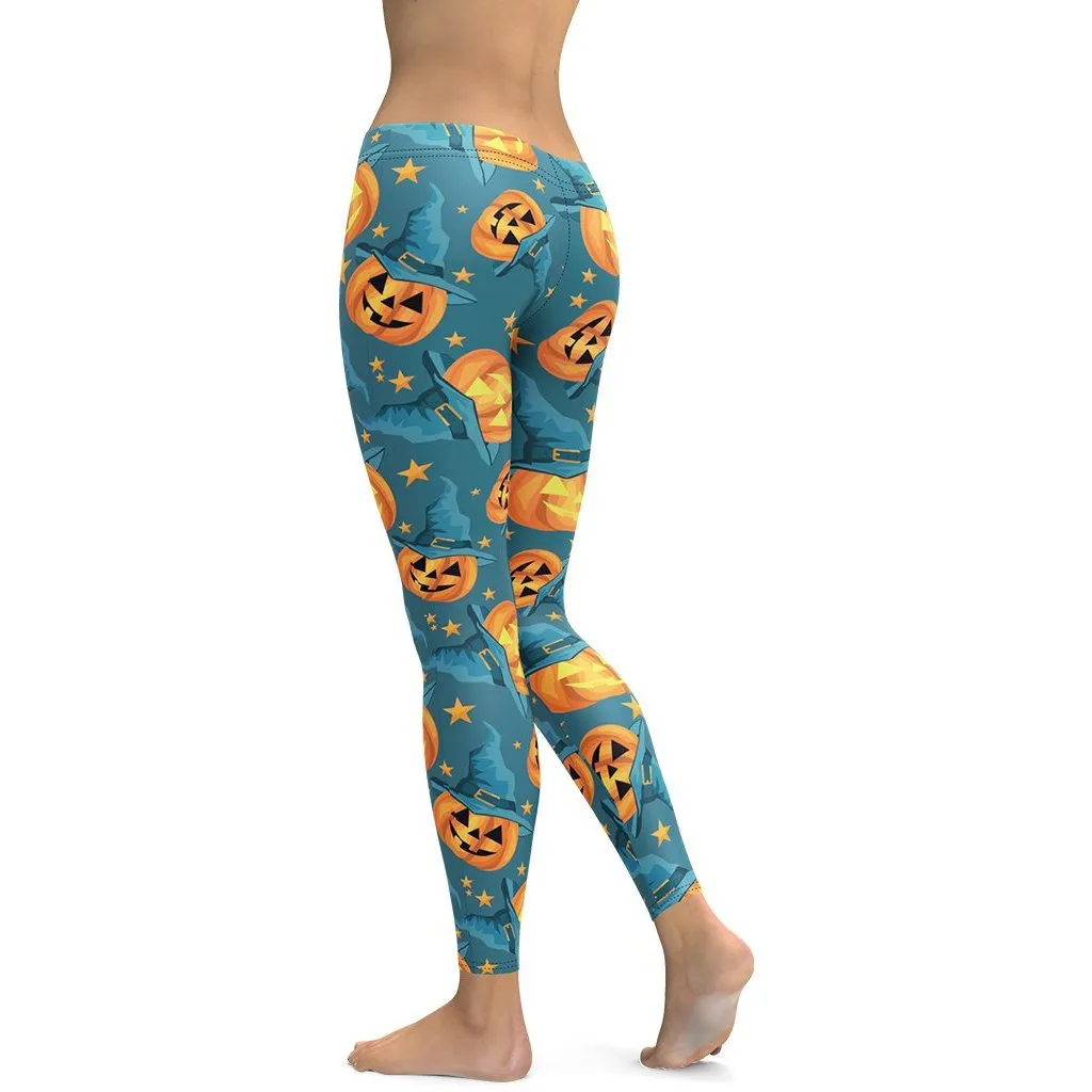 Halloween Pumpkin Leggings