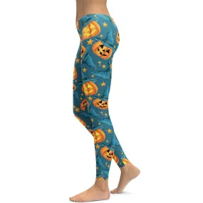 Halloween Pumpkin Leggings