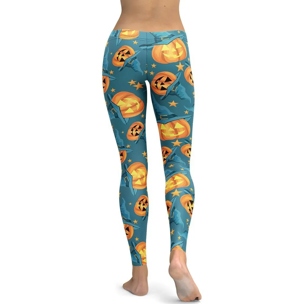 Halloween Pumpkin Leggings