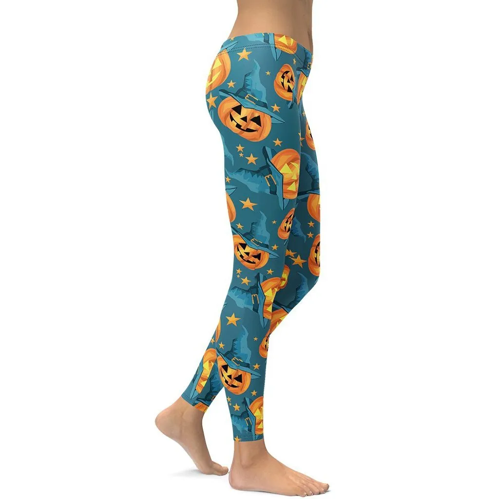 Halloween Pumpkin Leggings