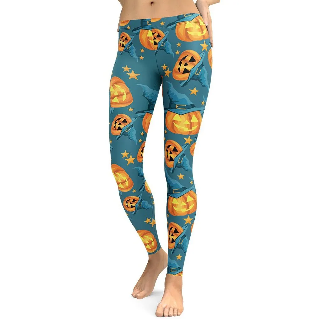 Halloween Pumpkin Leggings