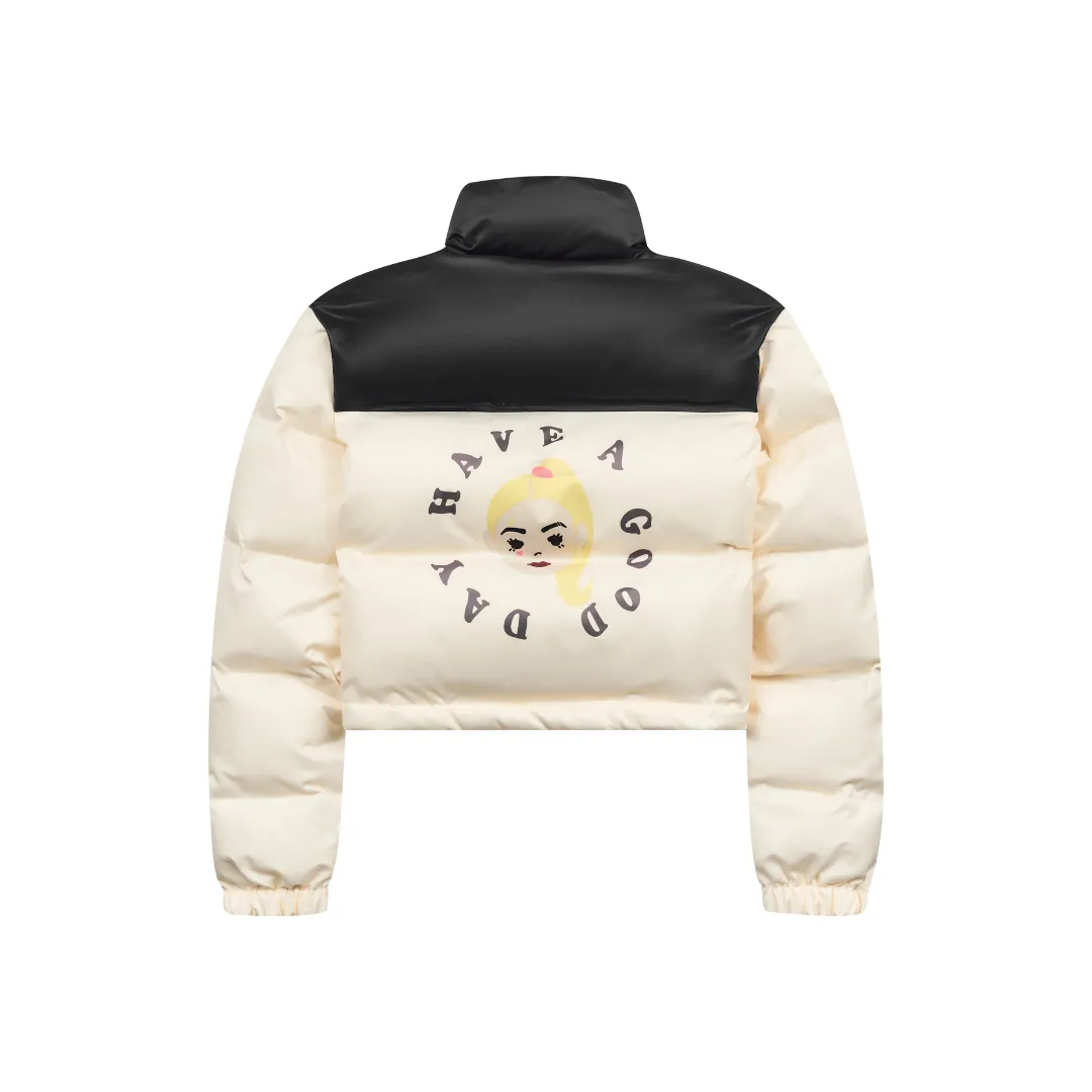 H/C Cartoon Face Crop Jacket