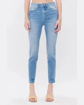 High Rise Ankle Skinny Jeans