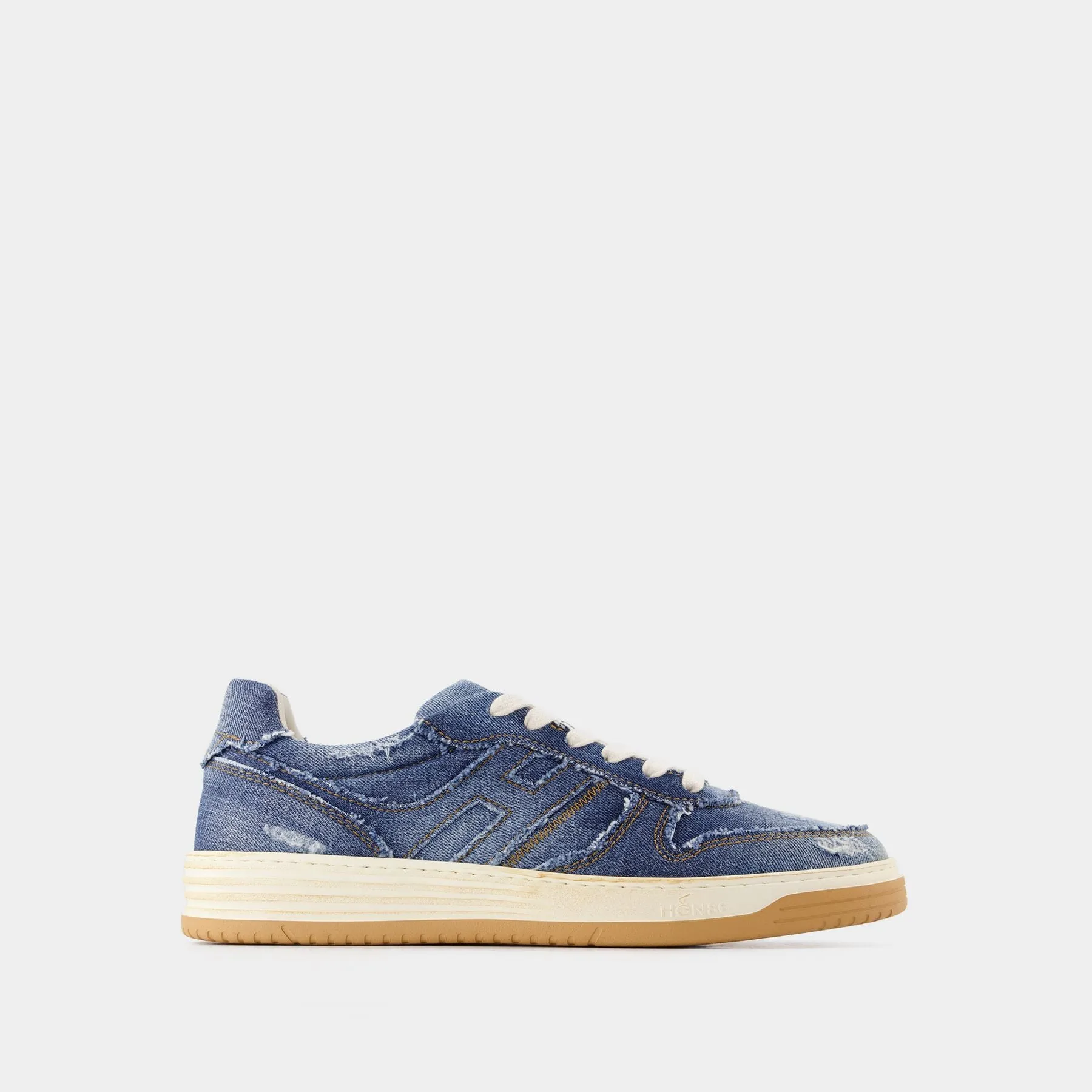 Hogan  H630 Allacciato Sneakers - Hogan - Blue - Denim