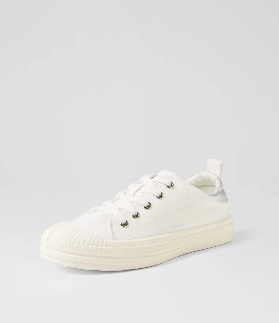 I LOVE BILLY Dikembe White Canvas Sneakers