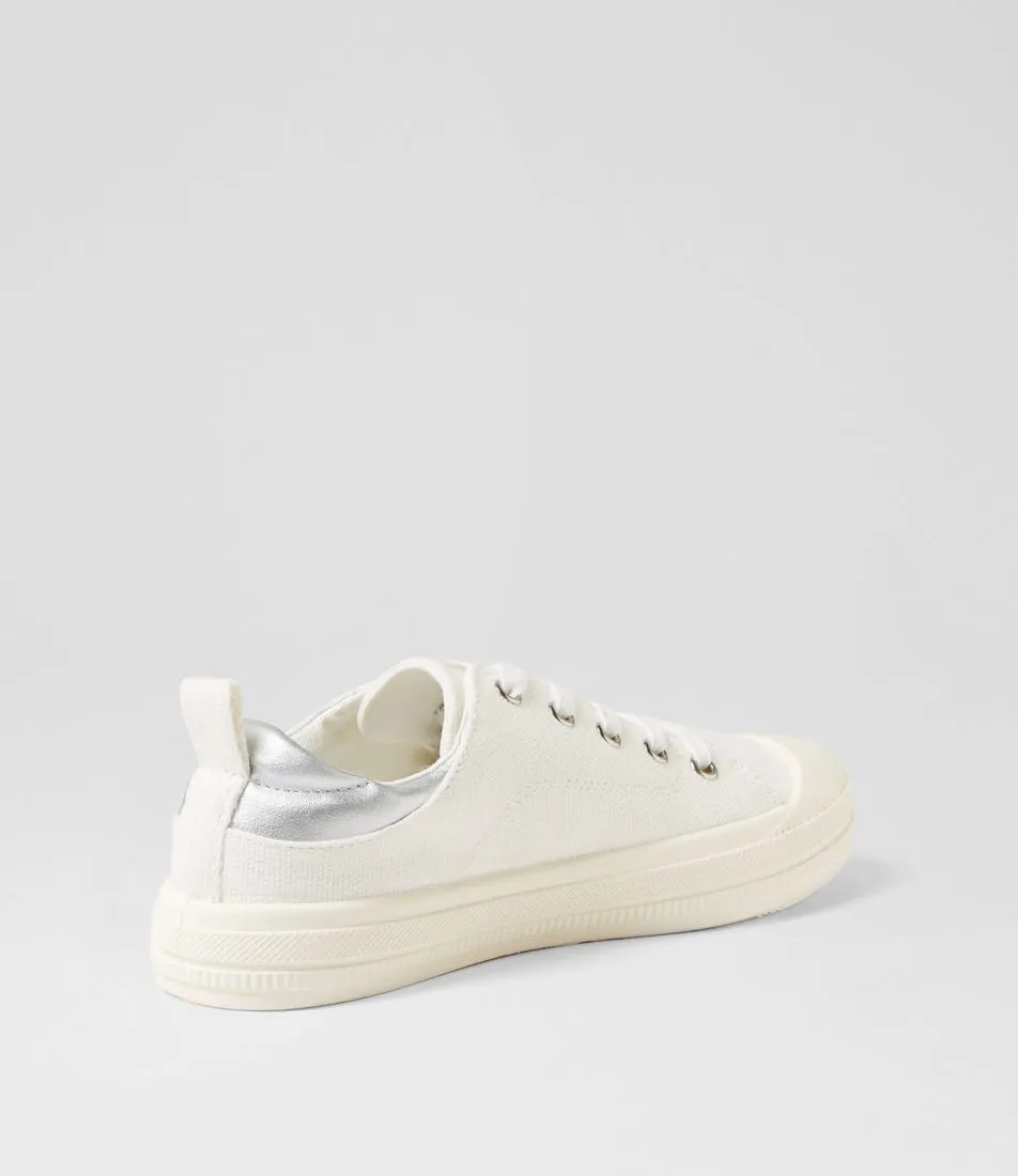 I LOVE BILLY Dikembe White Canvas Sneakers