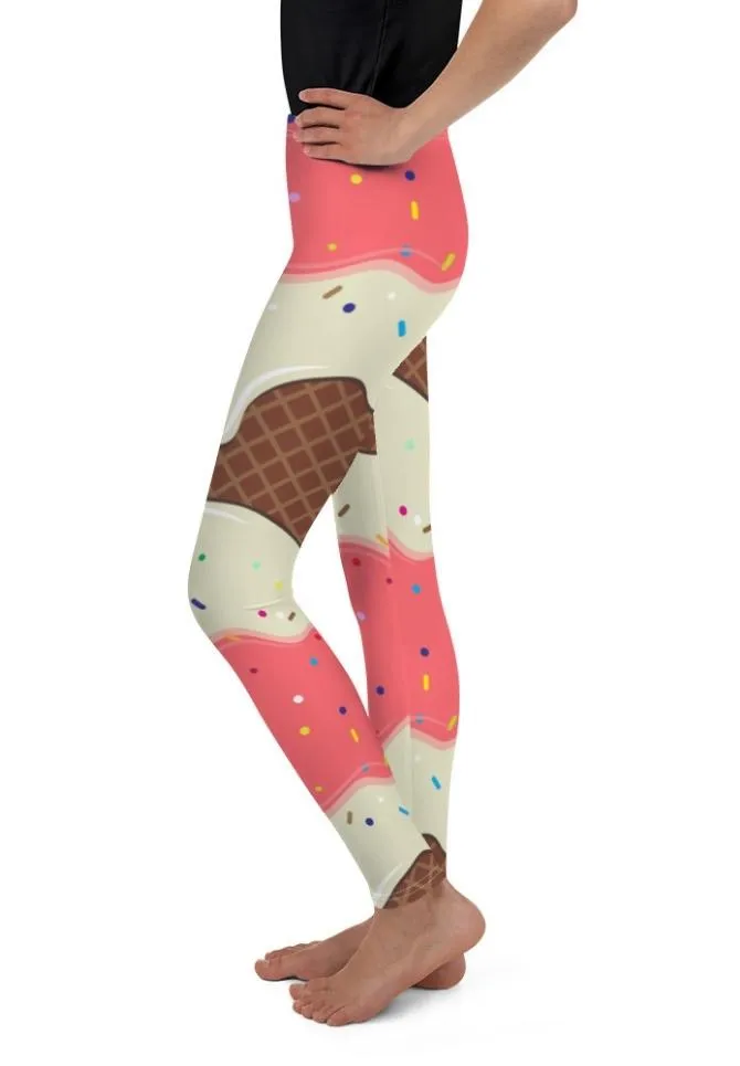 Ice Cream Youth Leggings