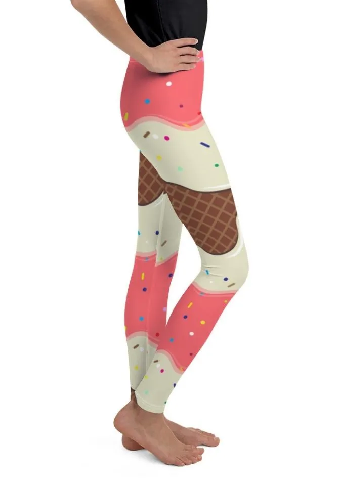 Ice Cream Youth Leggings