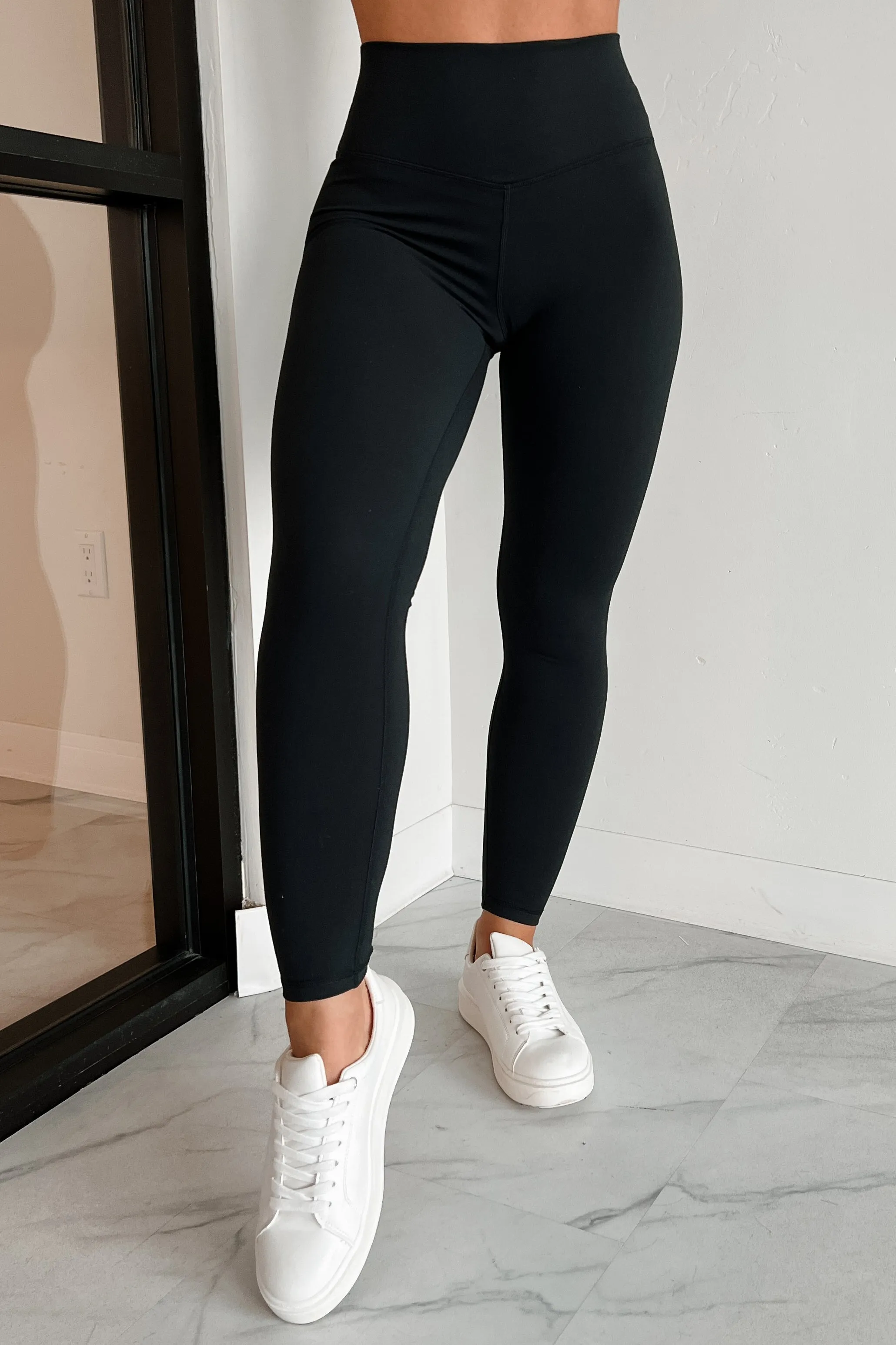 In Good Company High Waisted Leggings (Black)