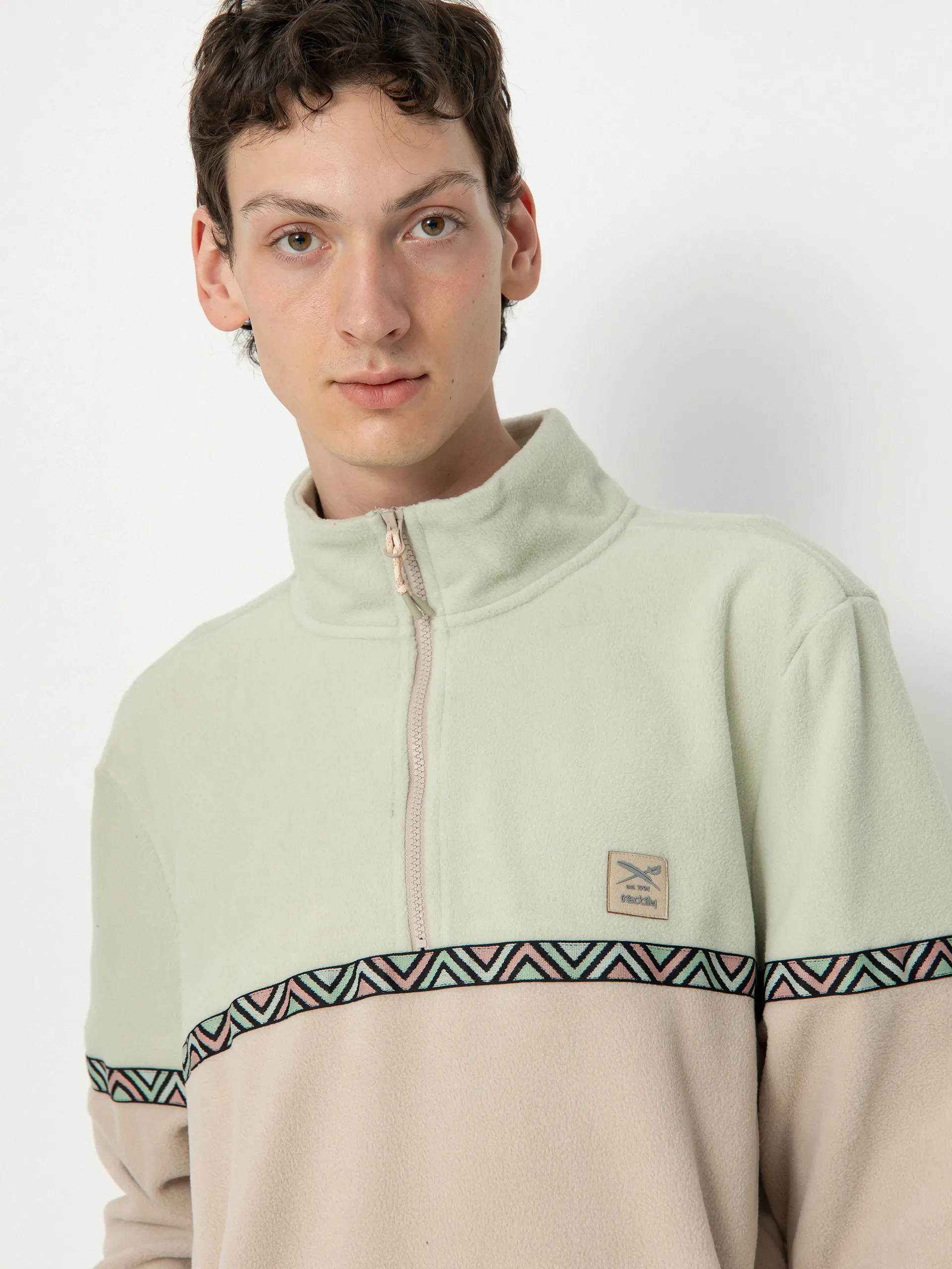 Iriedaily Monte Noe Troyer Fleece  (light sage)