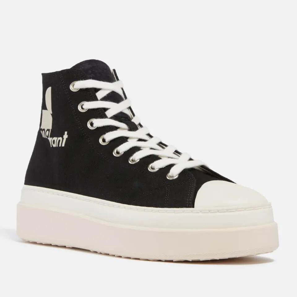 Isabel Marant Austen Hi-Top Corduroy Trainers - UK 8 | Coggles