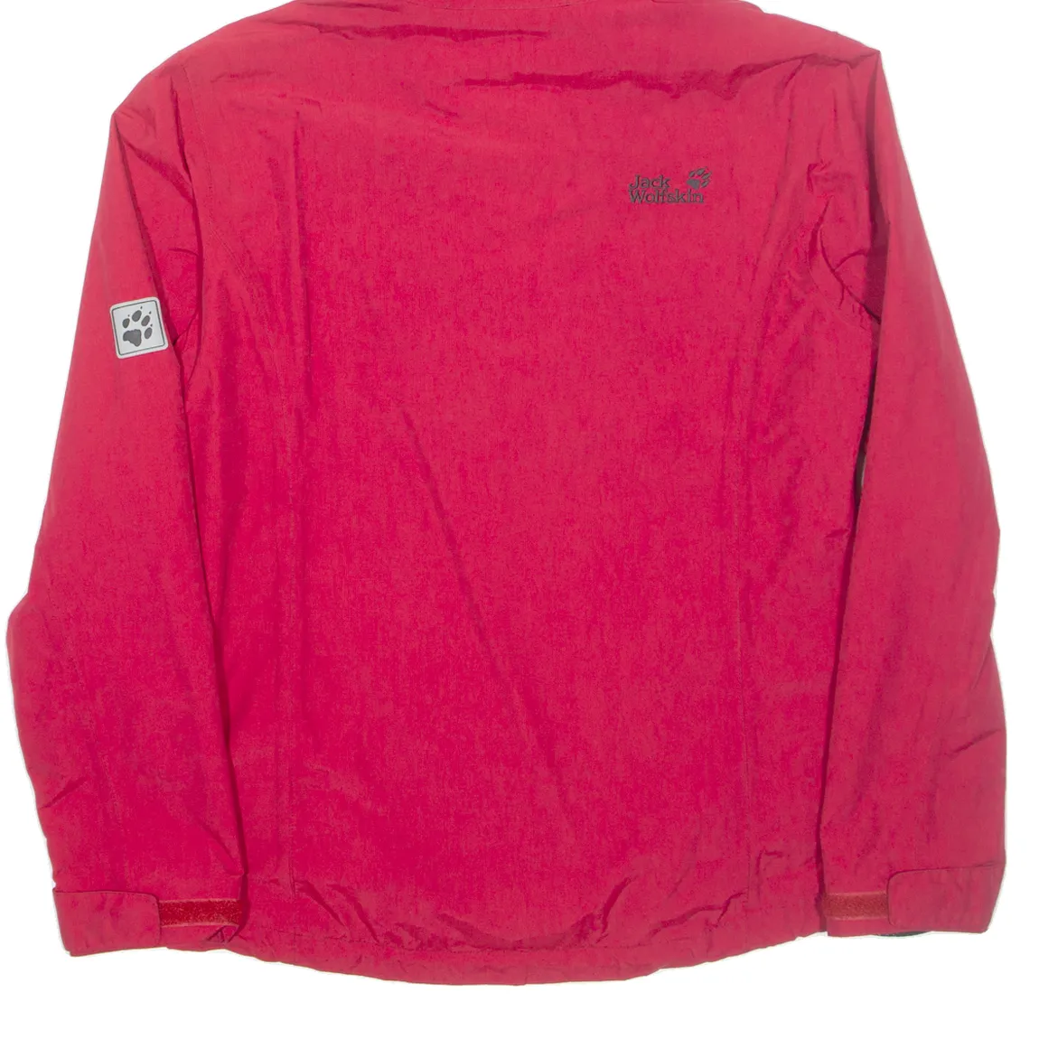 JACK WOLFSKIN Womens Jacket Red Hooded UK 10