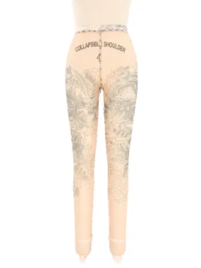 Jean Paul Gaultier Fishnet Tattoo Leggings