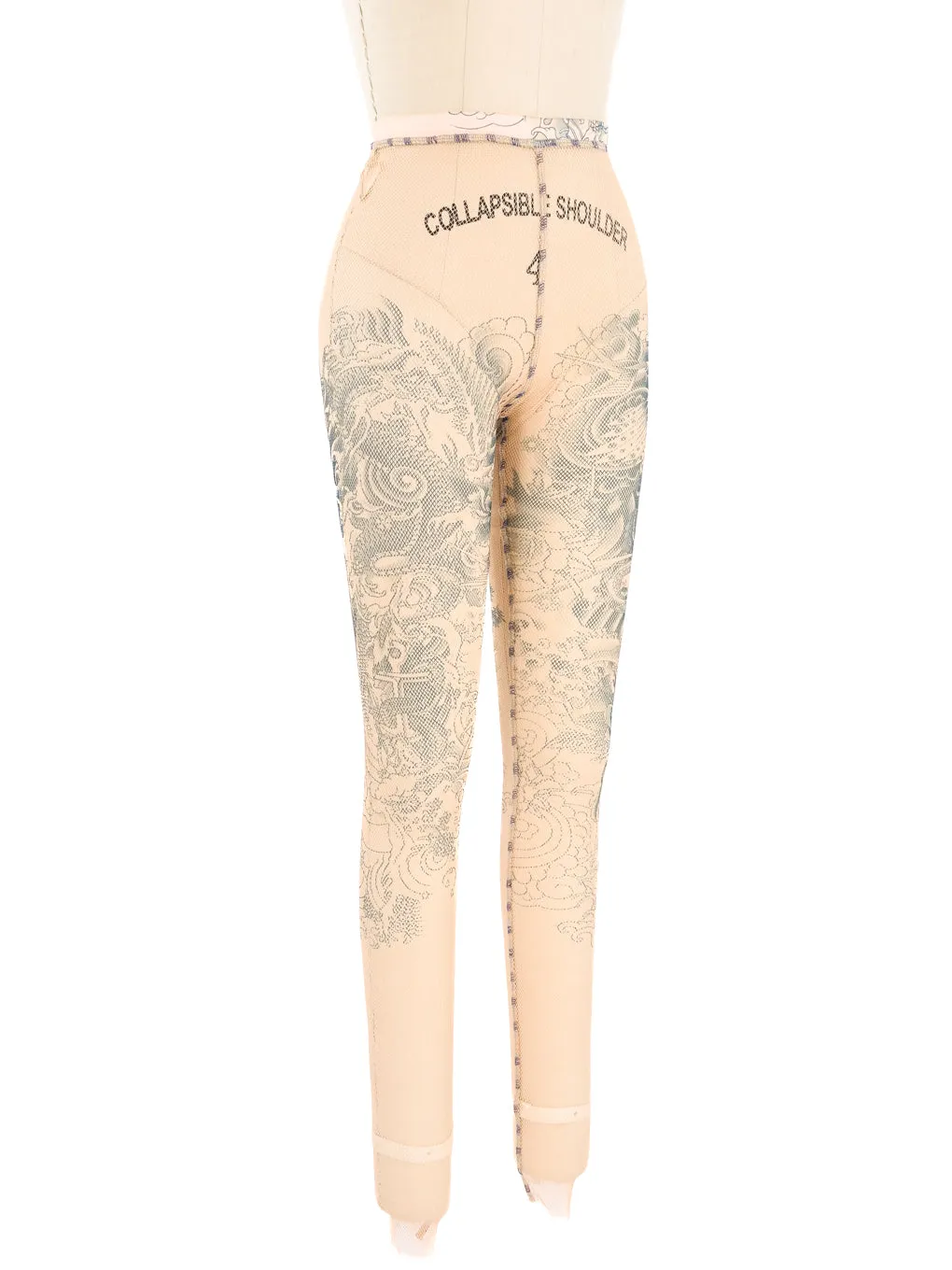 Jean Paul Gaultier Fishnet Tattoo Leggings