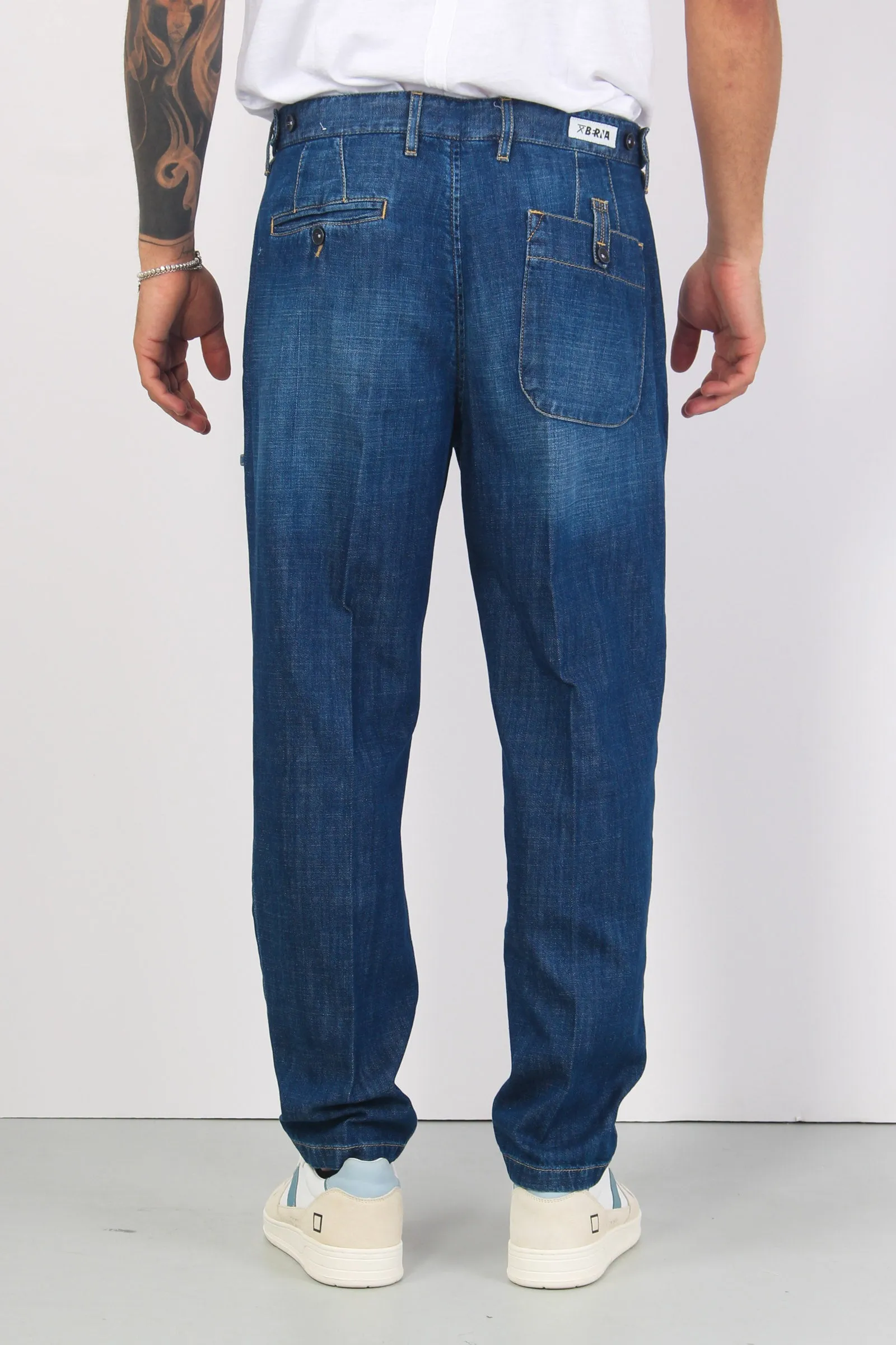 Jeans Tasca Pantalone Blu