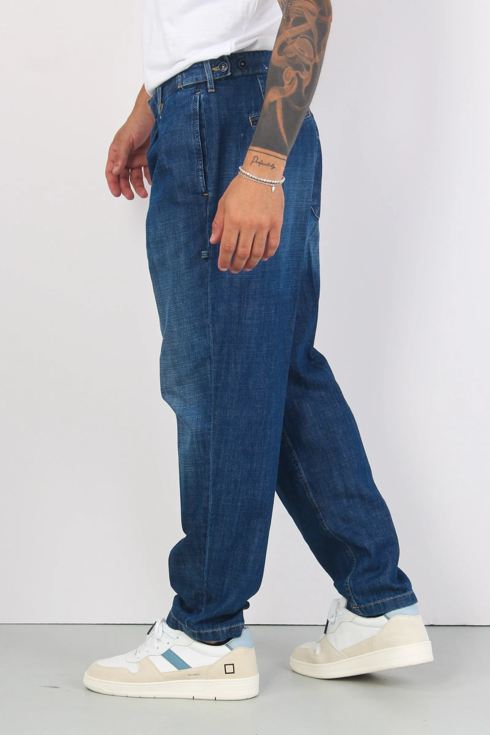 Jeans Tasca Pantalone Blu