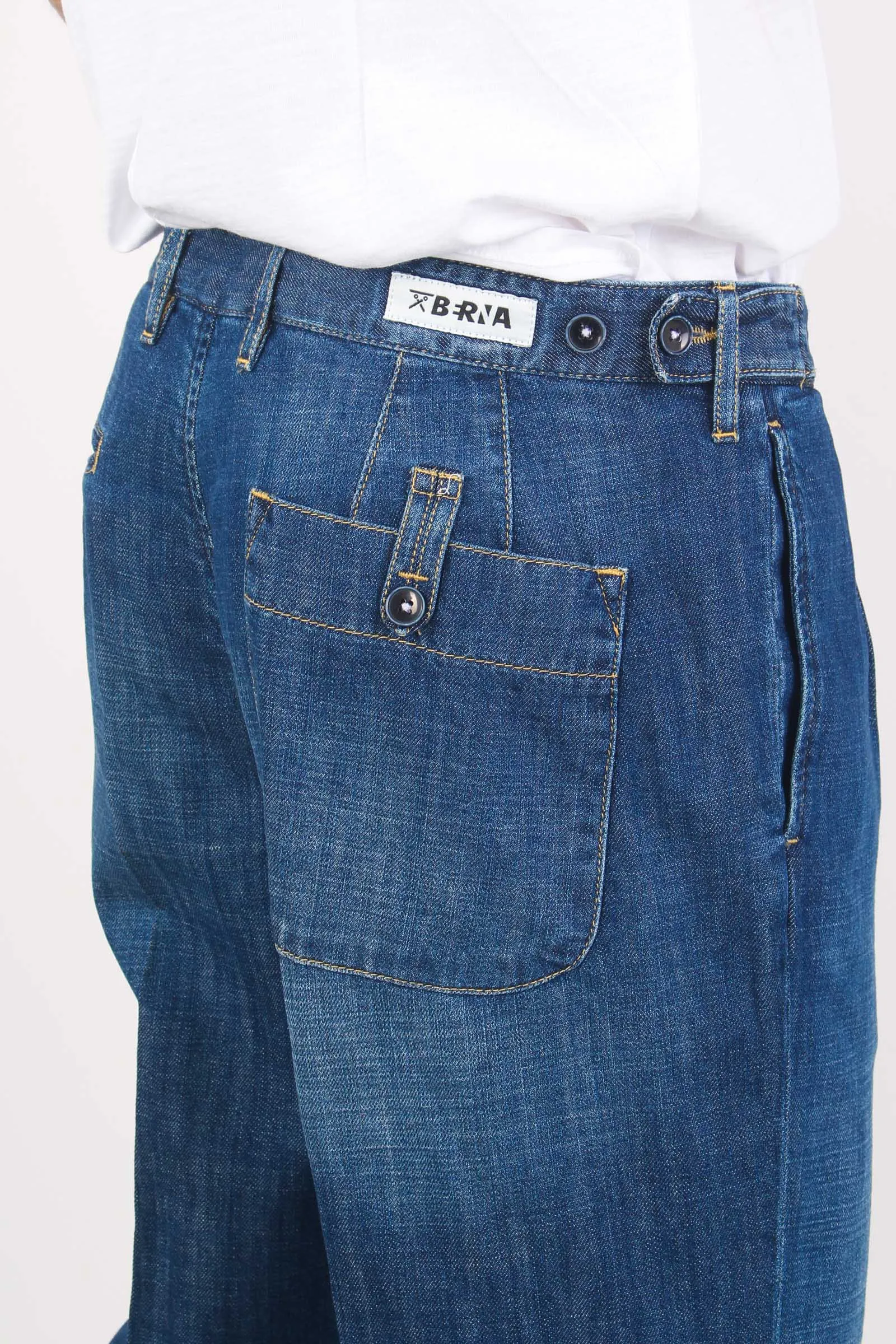 Jeans Tasca Pantalone Blu