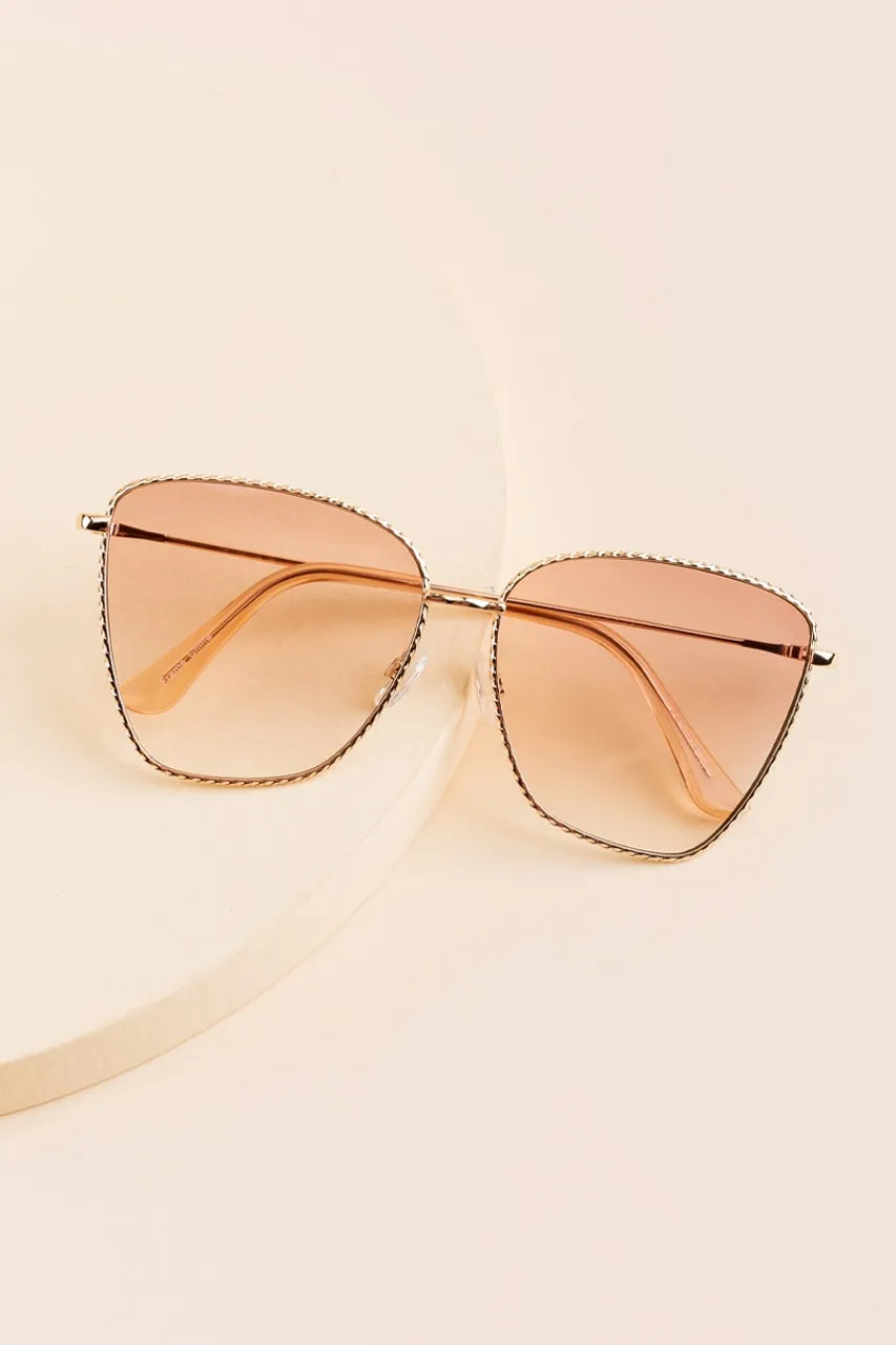 Jennifer Angular Cateye Sunglasses