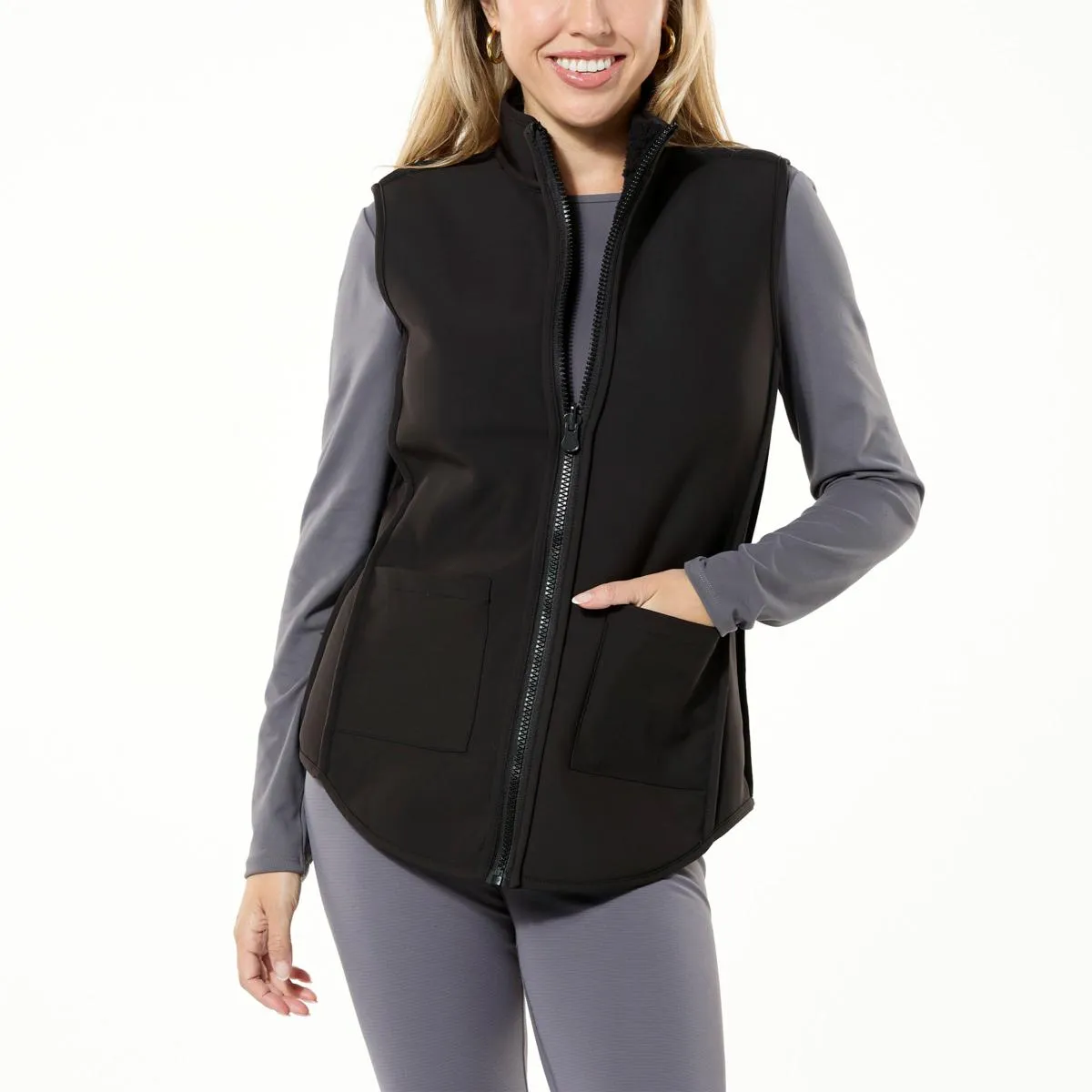      Joy CleanBoss Performance Sherpa & Scuba Reversible Vest     