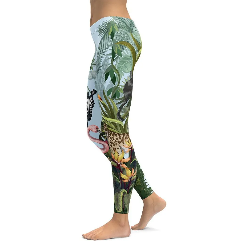 Jungle Celebration Leggings