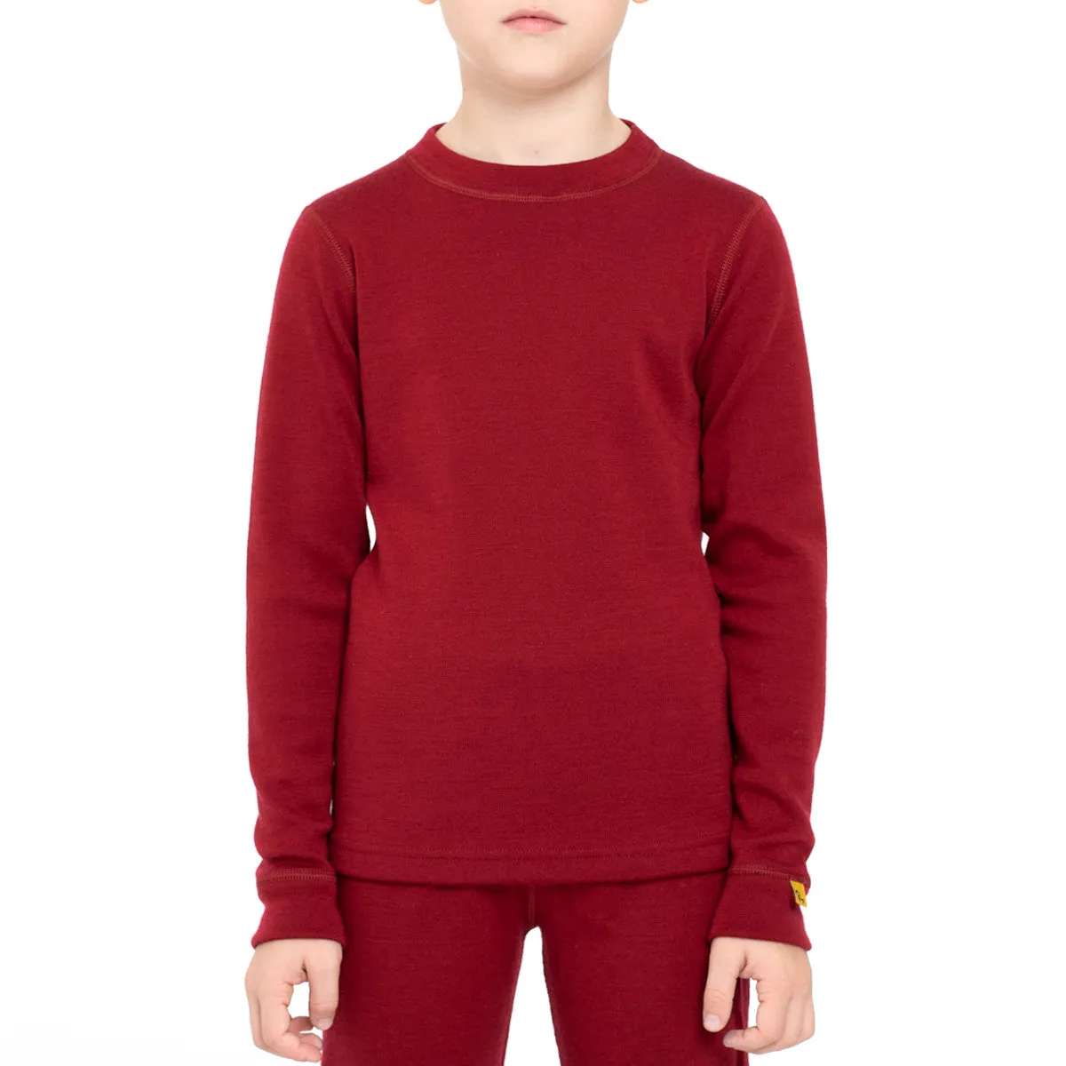 Kids' 250 Thermal Long Sleeve Crew Royal Cherry