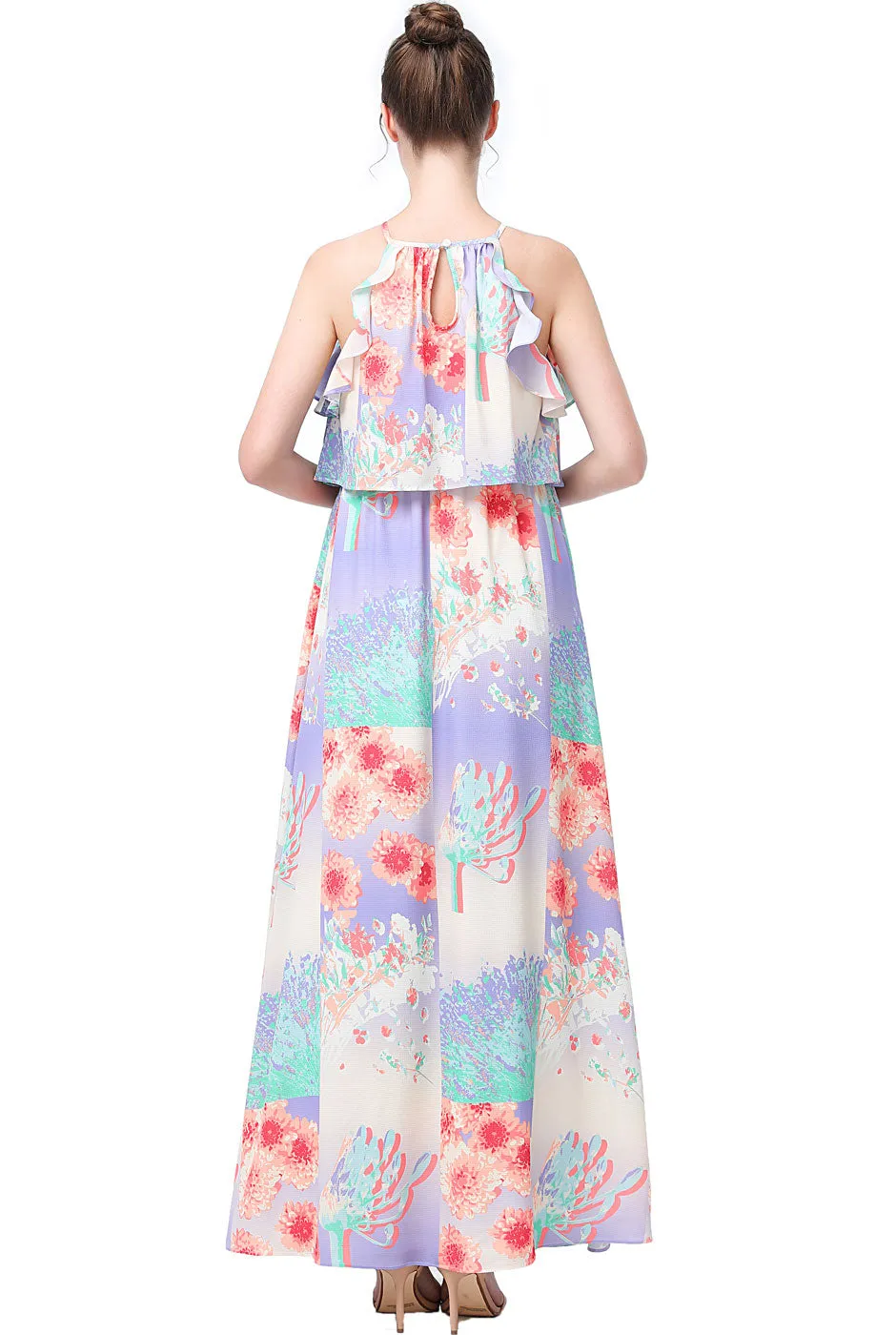 Kimi + Kai Maternity Pixie Nursing Maxi Dress