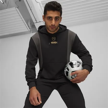 KING Top Men's Football Hoodie | PUMA Black-Shadow Gray | PUMA All Football Products | PUMA 